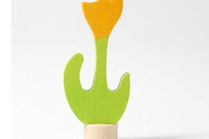 Grimms Steckfigur Tulpe gelb