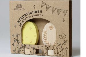 Grimms Steckfiguren Osterei Duo Ornamente