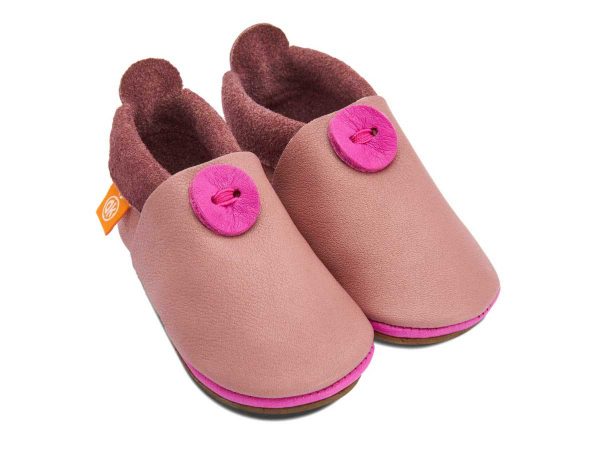 Orangenkinder Amigo Lederschuhe lila