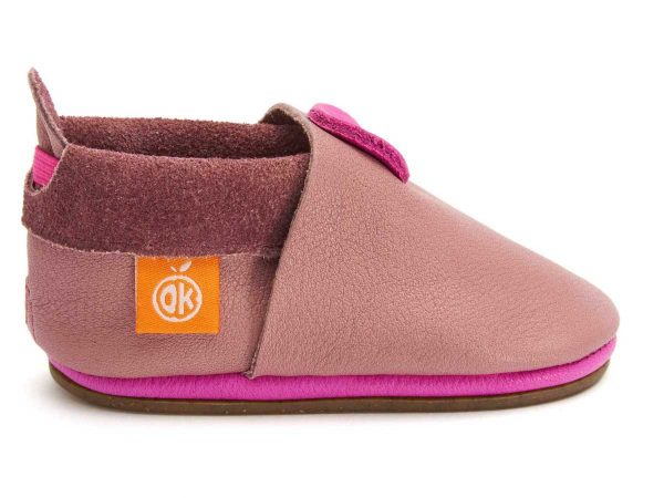 Orangenkinder Amigo Lederschuhe lila