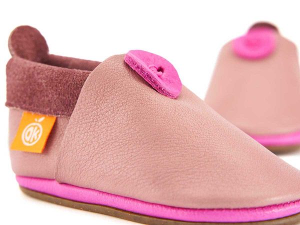 Orangenkinder Amigo Lederschuhe lila