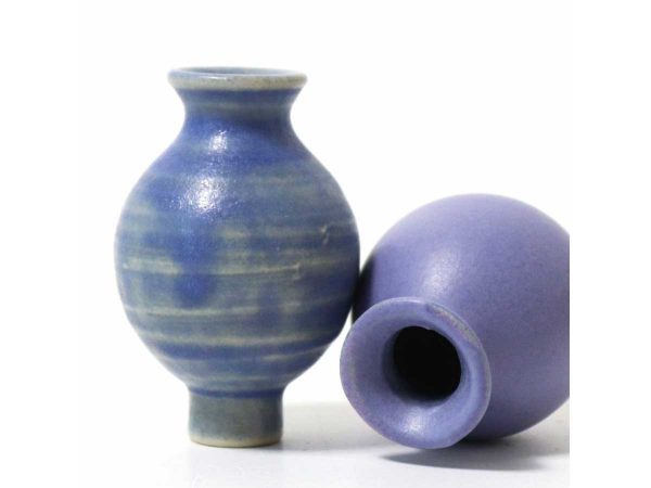 Grimms Vase blau