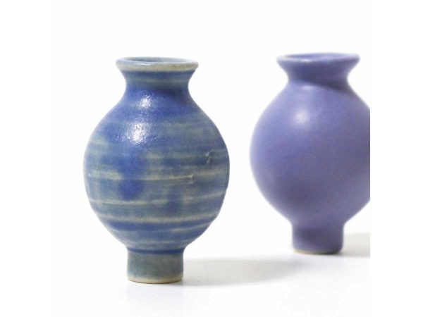 Grimms Vase blau