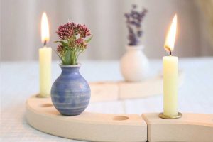 Grimms Vase blau
