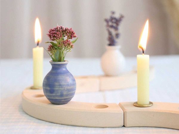 Grimms Vase blau