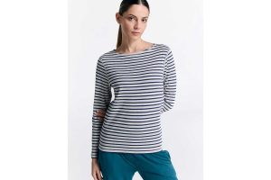 Leela Cotton Langarm Shirt zum Wenden