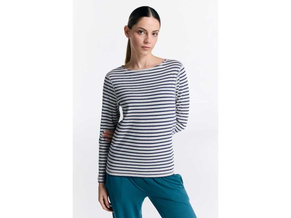 Leela Cotton Langarm Shirt zum Wenden