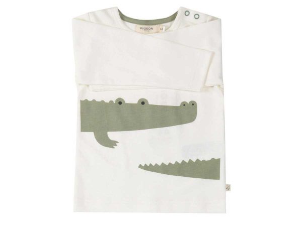 Pigeon Kinder Shirt langarm Krokodil