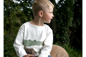 Pigeon Kinder Shirt langarm Krokodil