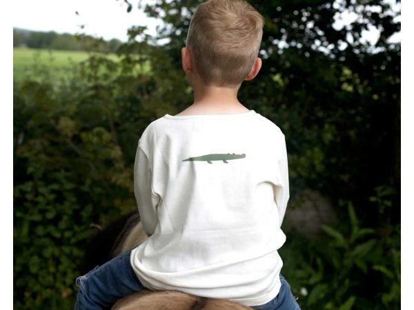 Pigeon Kinder Shirt langarm Krokodil