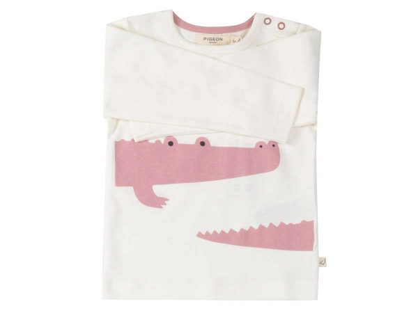 Pigeon Kinder Shirt langarm Krokodil
