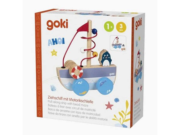 Goki Ziehschiff Ahoi mit Motorikschleife