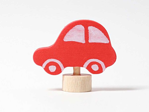 Grimms Steckfigur rotes Auto