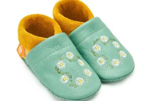Orangenkinder Lederschuhe Bella das Gänseblümchen