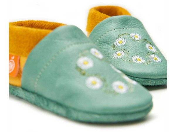 Orangenkinder Lederschuhe Bella das Gänseblümchen