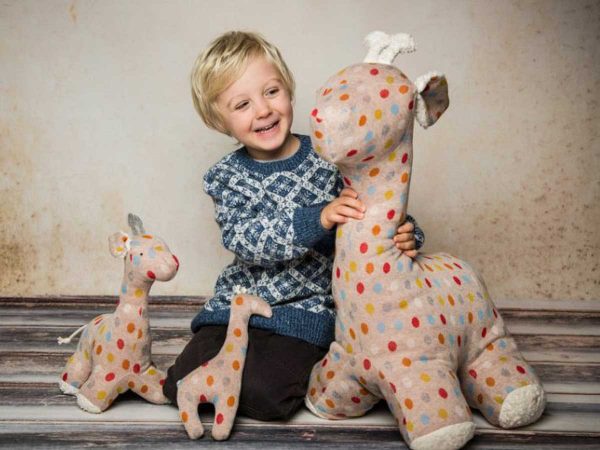 Efie Kuscheltier Giraffe Punkte