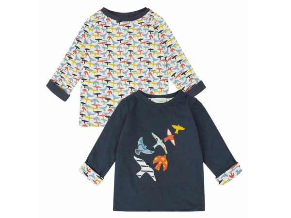 Sense Organics FELIX Wendeshirt Vögel