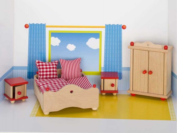 GOKI Puppenmöbel Schlafzimmer