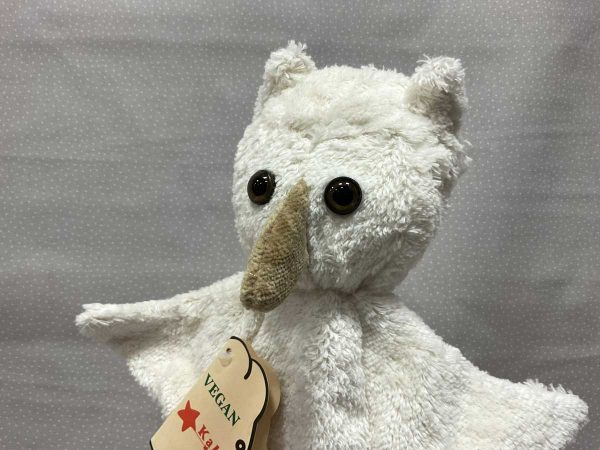 Kallisto Handpuppe Eule weiss