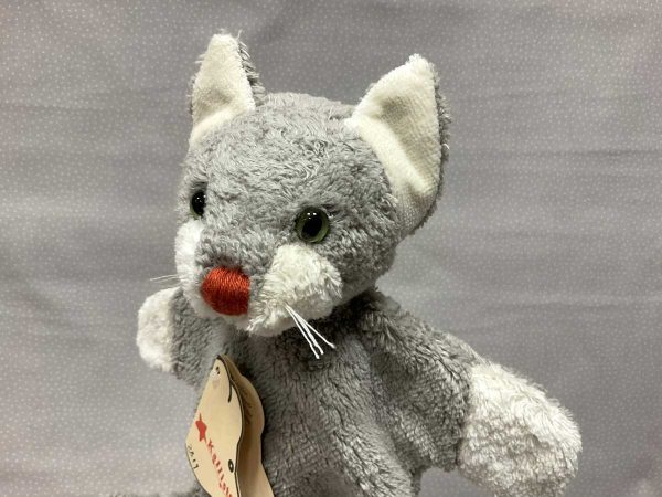 Kallisto Handpuppe Katze grau
