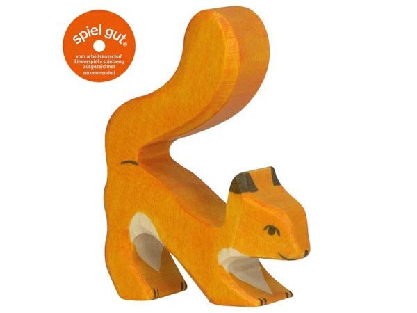 HOLZTIGER Eichhörnchen orange
