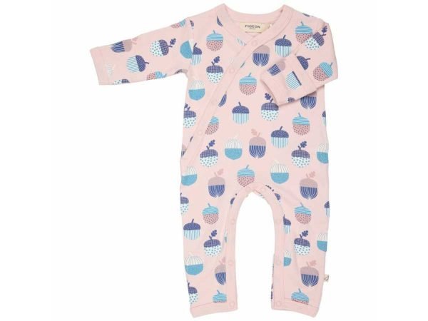 Pigeon Kimono romper Baby Overall pink