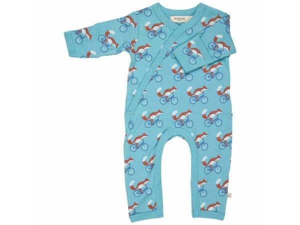 Pigeon Kimono romper Baby Overall türkis
