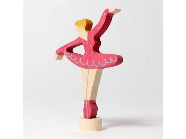 GRIMMS Steckfigur Ballerina rubinrot