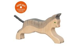 HOLZTIGER Katze laufend
