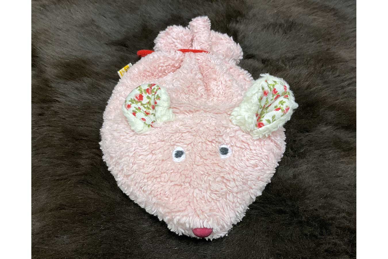 BABS MOMMERTZ Kirschkernkissen Maus rose