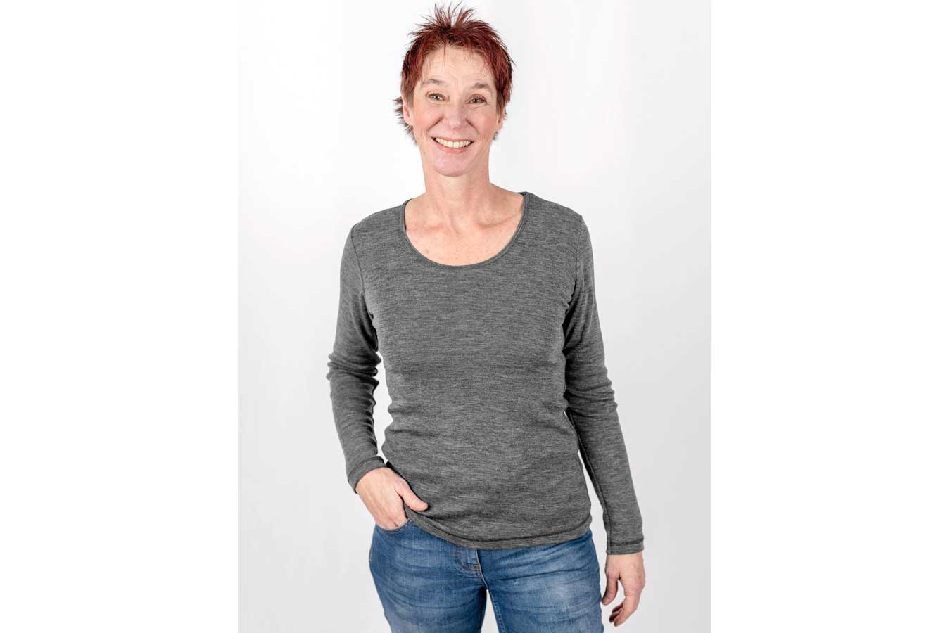 ENGEL Damen Shirt langarm merino