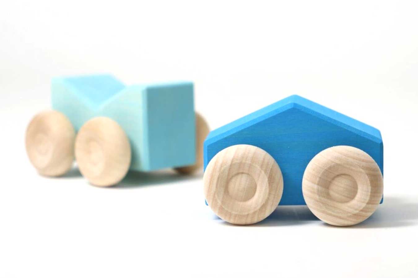 Grimms Stapel Autos Blau