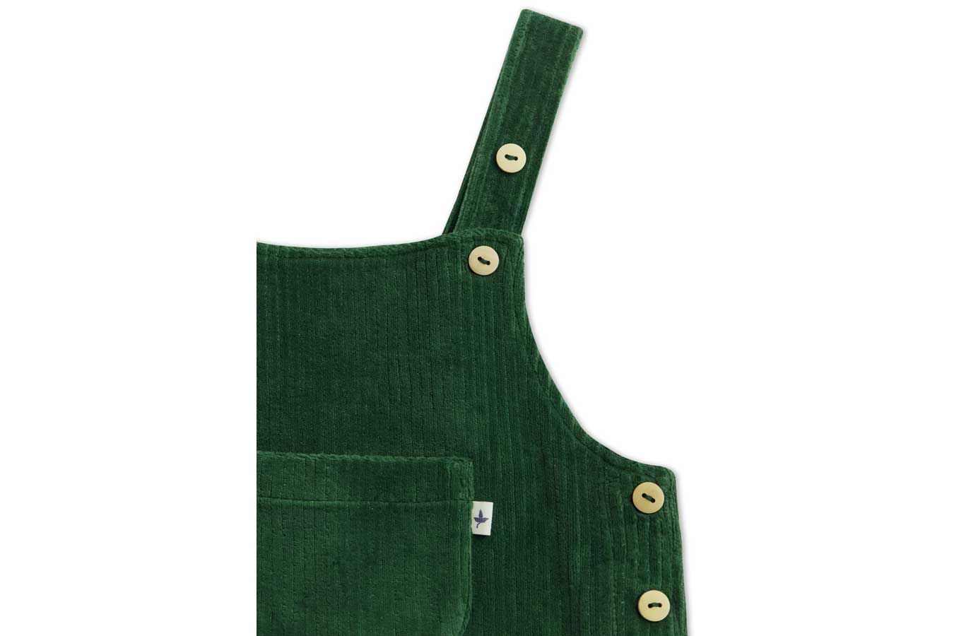 LEELA COTTON Latzhose Tannennadel