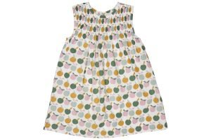 PIGEON ORGANICS Sleeveless Smock Dress Apples