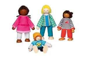 GOKI Biegepuppen Interkulturelle Familie