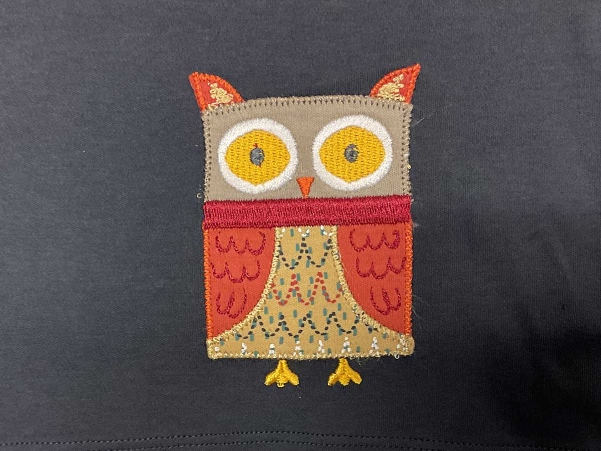 SENSE ORGANICS ELAN Baby Shirt langarm in navy Eule