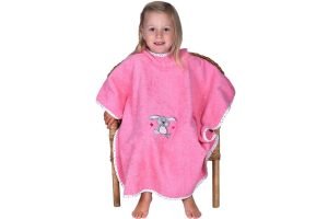 WÖRNER Badeponcho Hase bubblegum