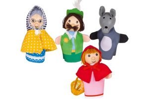 Fingerpuppenset Rotkäppchen von GOKI