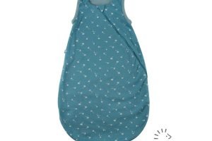 IOBIO Schlafsack Newborn 60 cm Interlock doppellagig 1.0 TOG