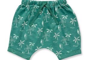 SENSE ORGANICS MAGESH Baby Shorts mit Palmen Druck