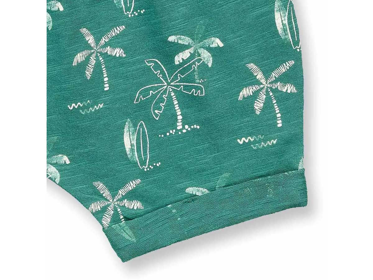 SENSE ORGANICS MAGESH Baby Shorts mit Palmen Druck