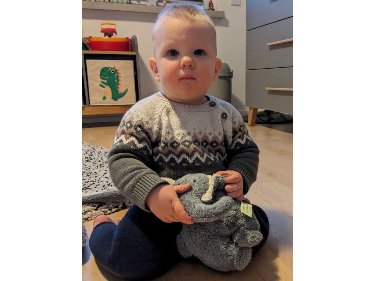 Efie kleiner Elefant grau