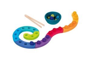 GOKI Farbsortierspiel und Adventsspirale 58354