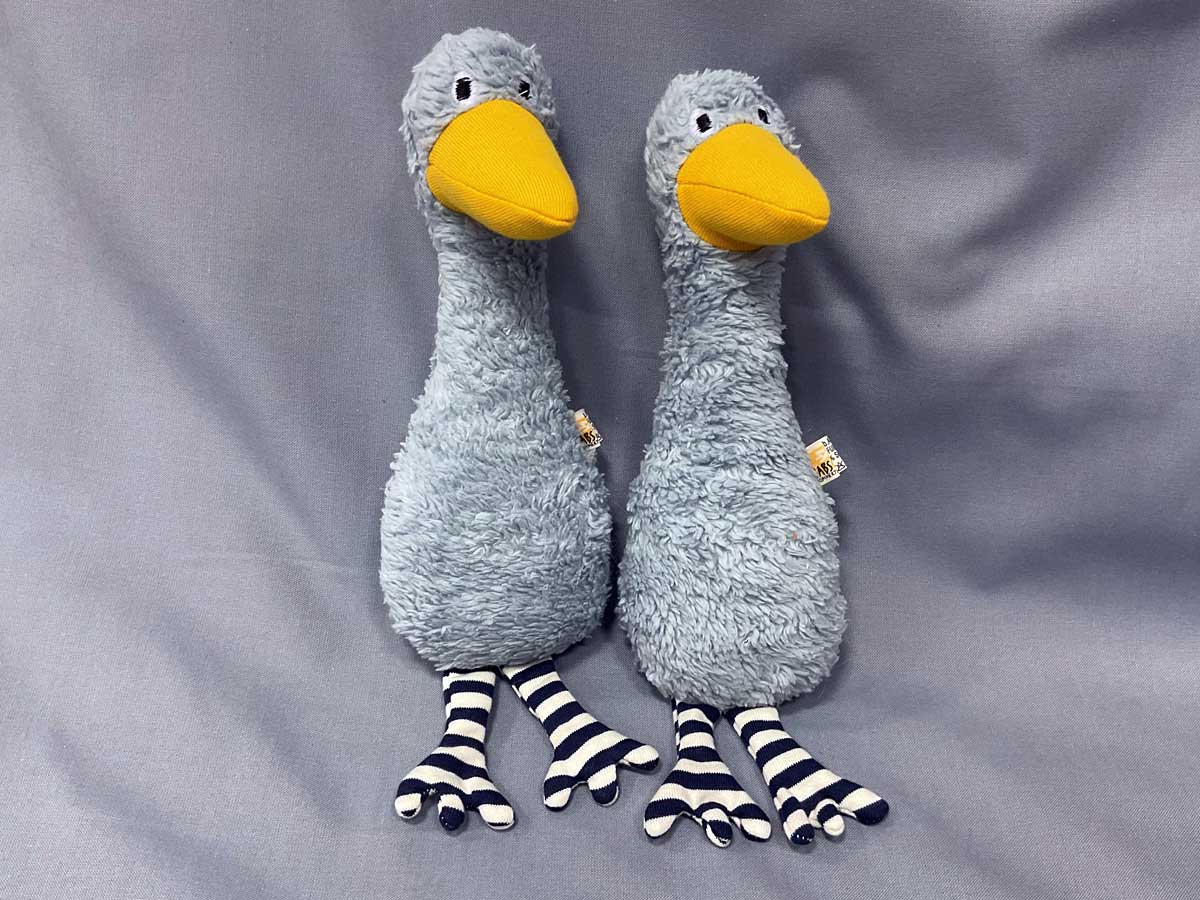 BABS MOMMERTZ Gans Martin blau