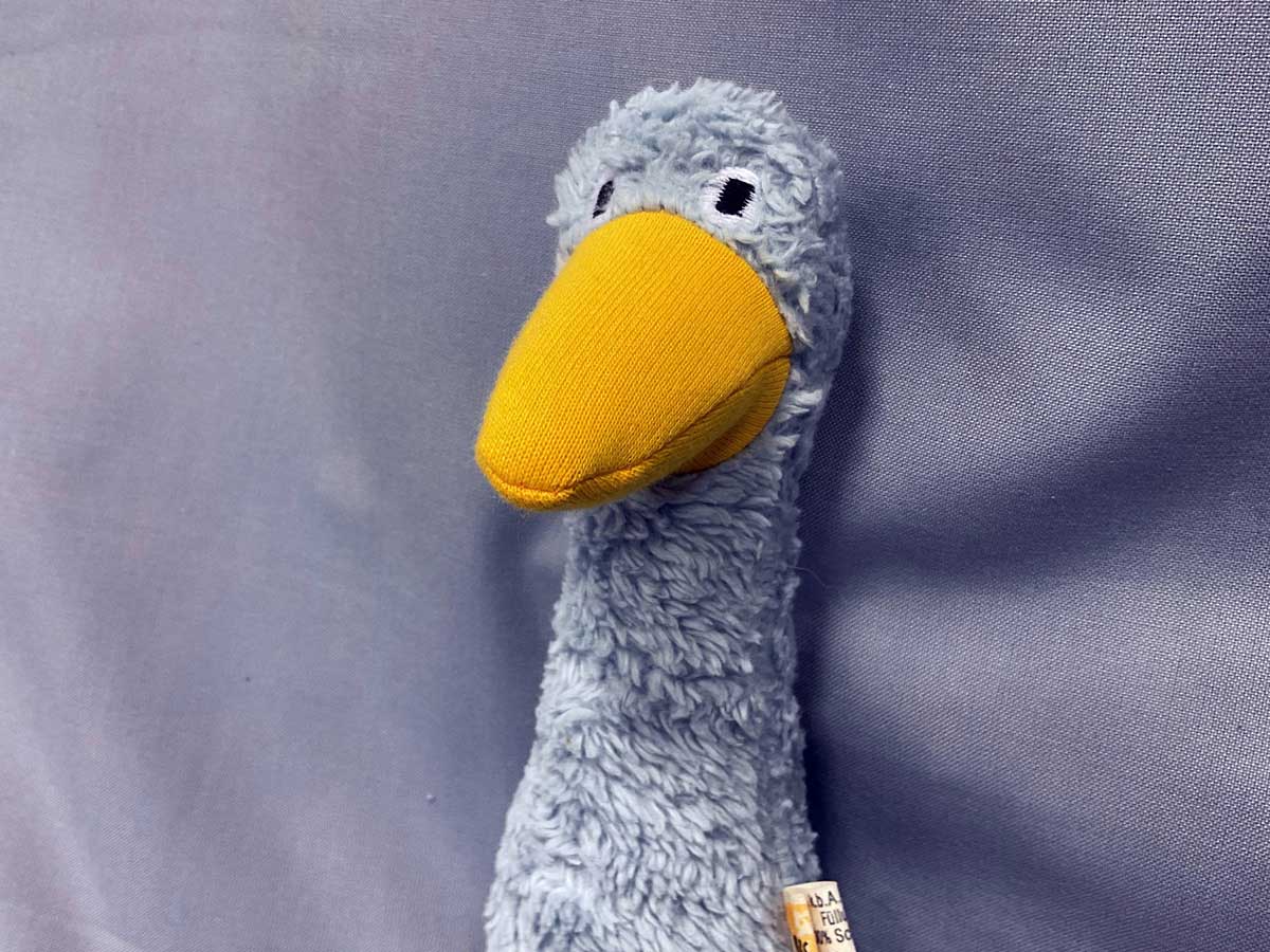 BABS MOMMERTZ Gans Martin blau
