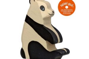 HOLZTIGER Pandabär sitzend