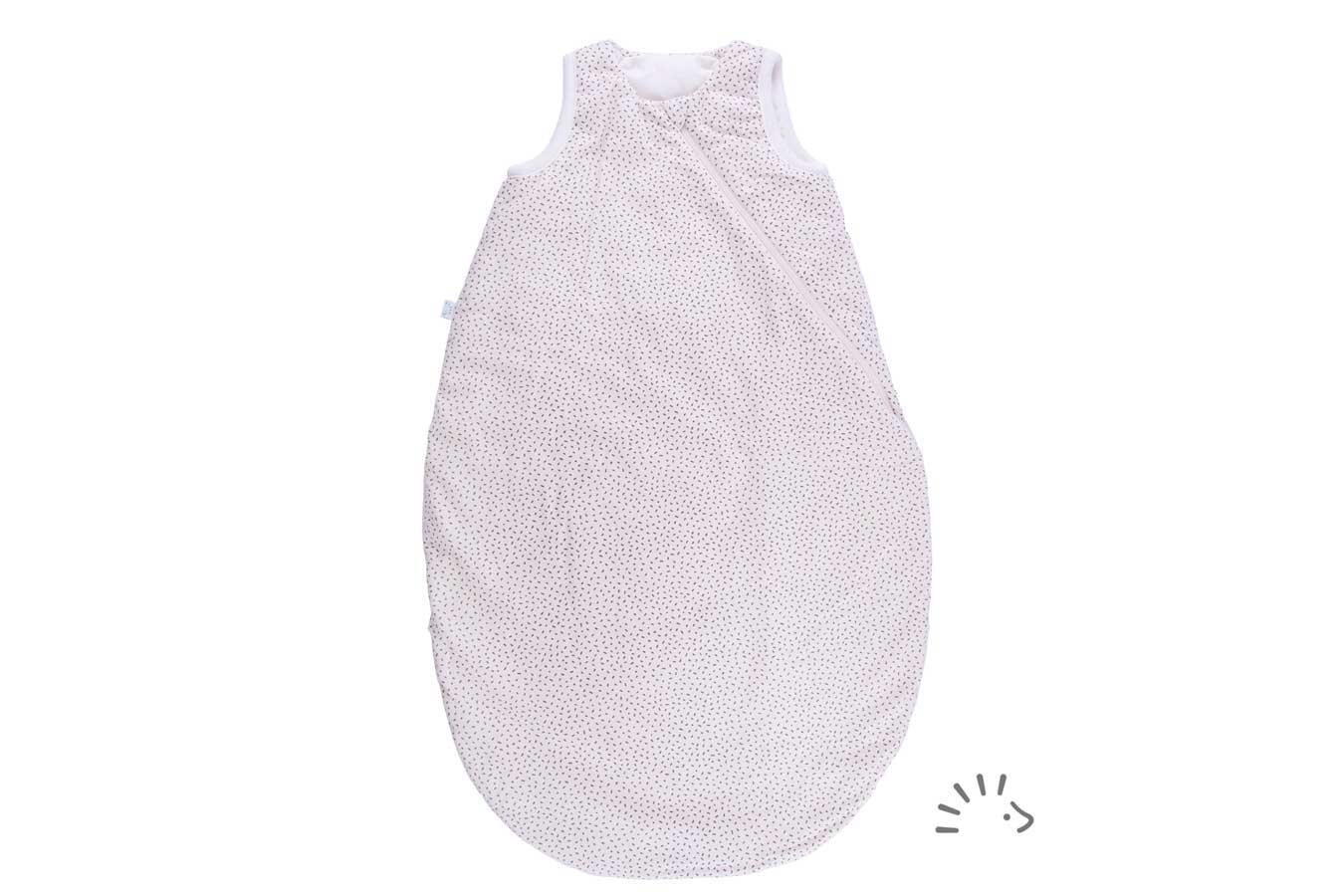 IOBIO Winterschlafsack lavalan Stacciatella Wolle 2.5 TOG