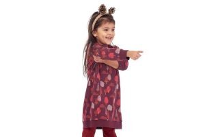 SENSE ORGANICS Mädchenkleid JOLA Baumdruck