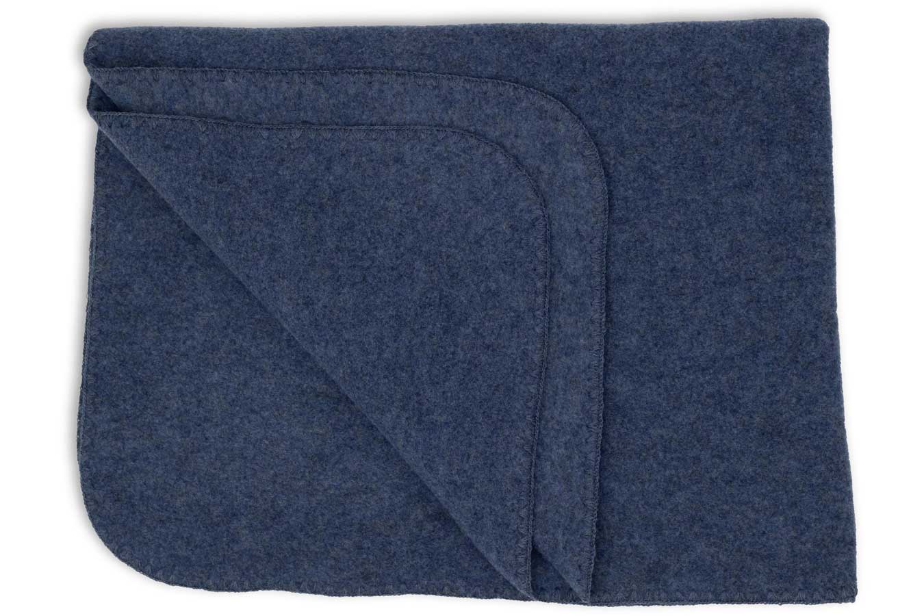 ENGEL Baby Decke Wolle mit Muschelkante