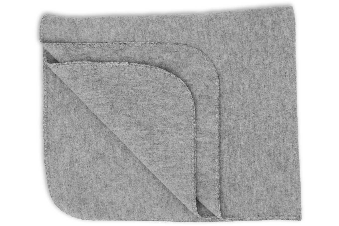 ENGEL Baby Decke Wolle mit Muschelkante